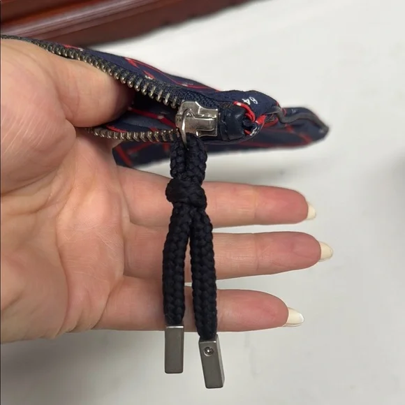 Vilebrequin Navy Blue “Mon Papa” Galaxy Red Limit Edition Pouch